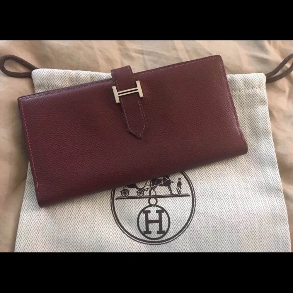 Authentic Hermes Bearn Epsom Wallet